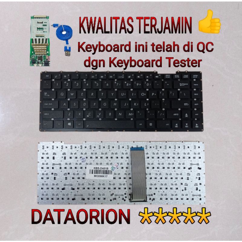 Keyboard Laptop Asus D451 X450J X450JF X450JN X450JB K450J K450JB K450JF450J A450JB A450JF A450JN