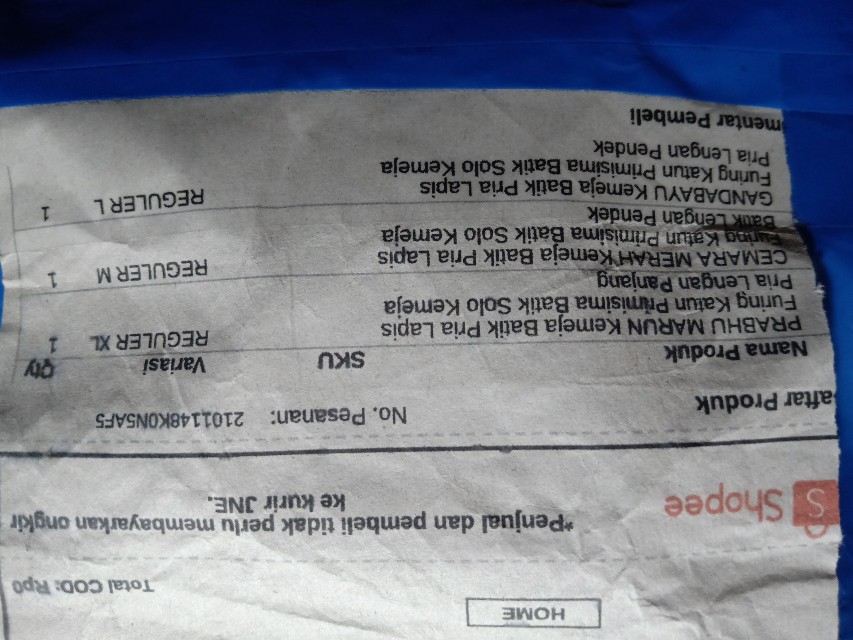 Gandabayu Kemeja Batik Pria Lapis Furing Katun Primisima Batik Solo Kemeja Pria Lengan Pendek