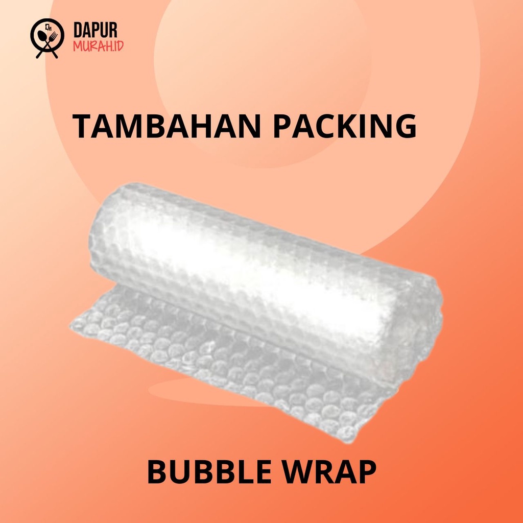 Bubble wrap eceran 125 x 100 cm plastik gelembung