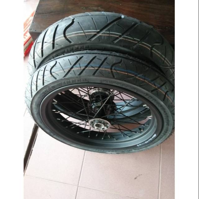 WHELLSET SUPERMOTO KLX LEBAR