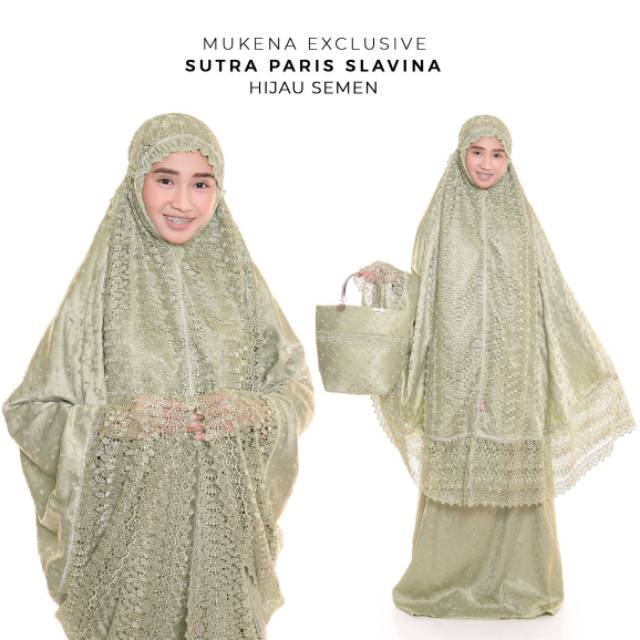MUKENA BORDIR SLAVINA SUTRA PARIS