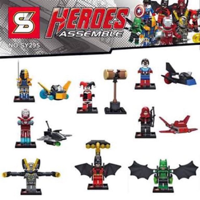 SY 295 Minifigures Super Heroes