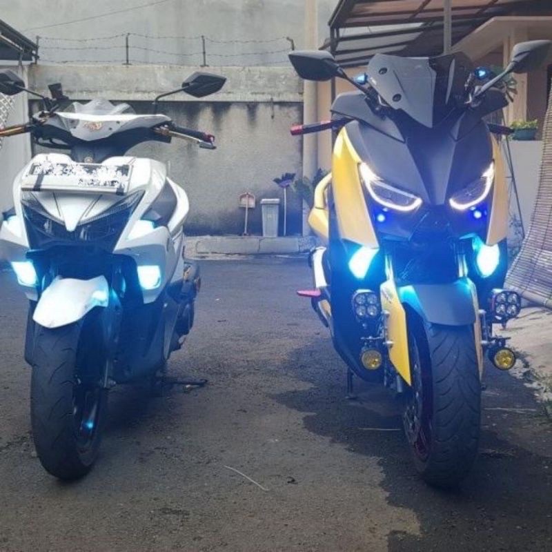 Lampu Led T10 2 Mode sein dan senja Motor Nmax Xmax Aerox Pcx Adv Vario Scoopy Beat model Luminos