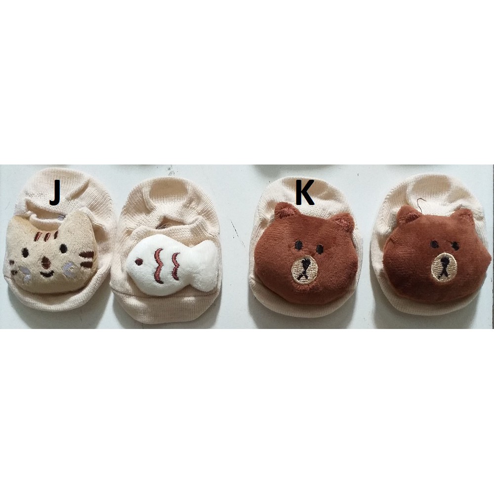 Kaos Kaki Boneka Anti Slip Anak Bayi  (Baby Socks 3D / Alas Kaki Batita)