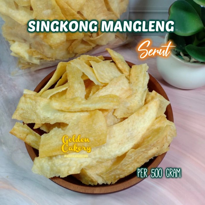 

TERBARU KERIPIK KRIPIK SINGKONG MANGLENG SINGKONG SISIR GURIH ASIN TERLARIS - 1/2 kg