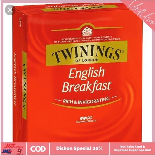 

⭐COD⭐ Twinings earl grey 100pcs