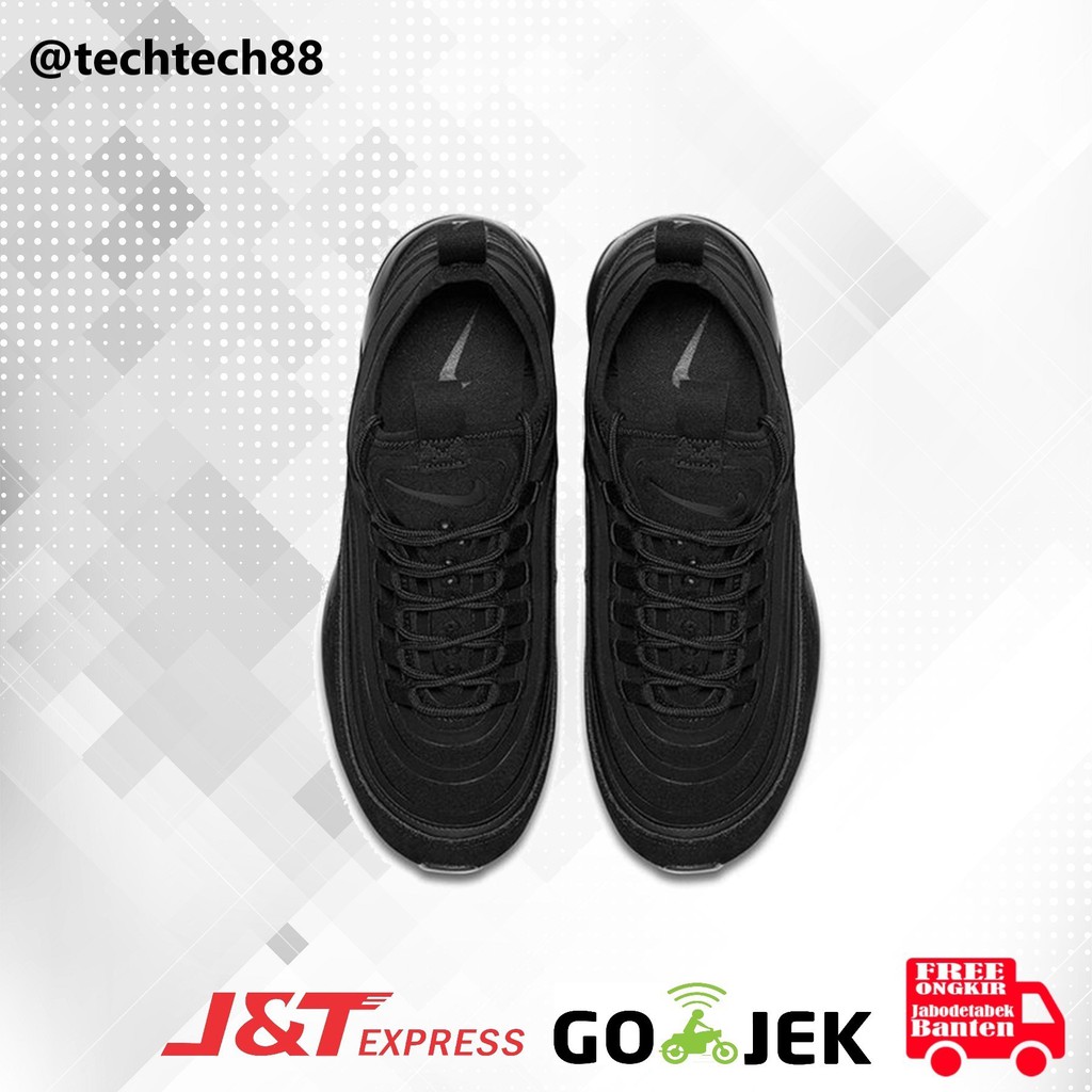 Sepatu Nike Airmax Air Max 97 Triple Black Black Premium Original