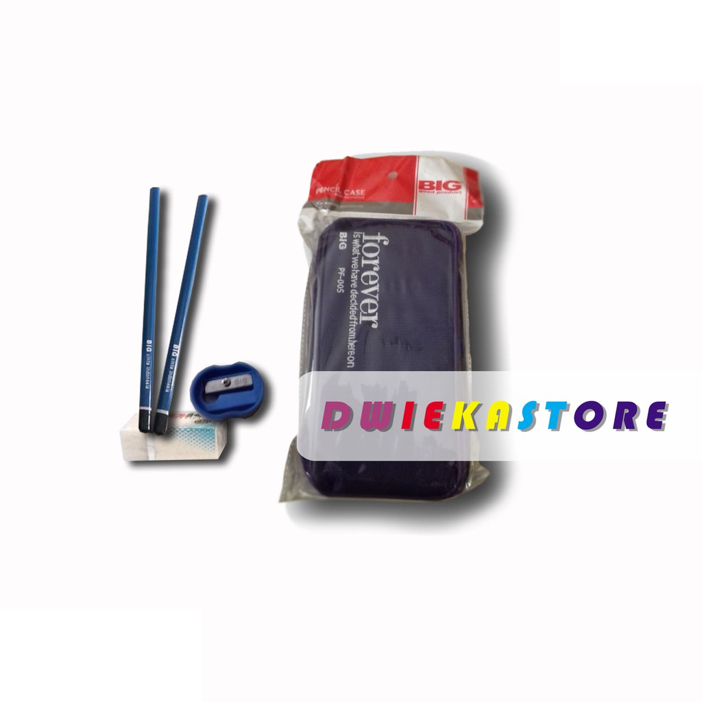 

Paket Tempat Pensil BIG + 2 Pensil + 1 Penghapus + 1 Rautan