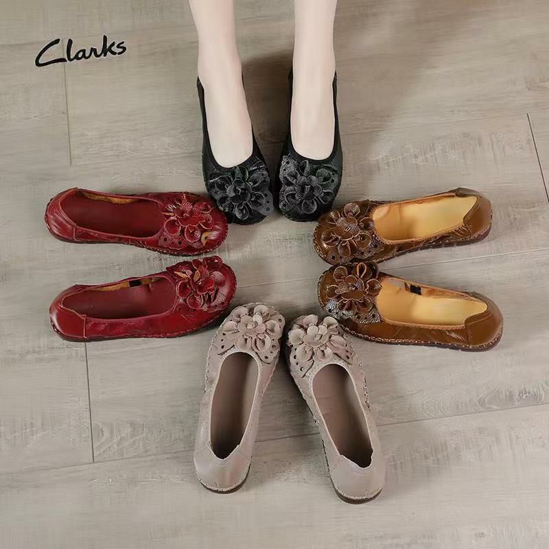 SEPATU CLARKS KD1178 / SEPATU KULIT / SEPATU KANTOR WANITA