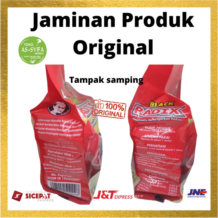 KOPI BLACK RADIX PAK HAJI KOPI BLACK RADIX PAK HAJI ISI 20 SACHET JAMINAN ASLI PRODUK TERBAIK