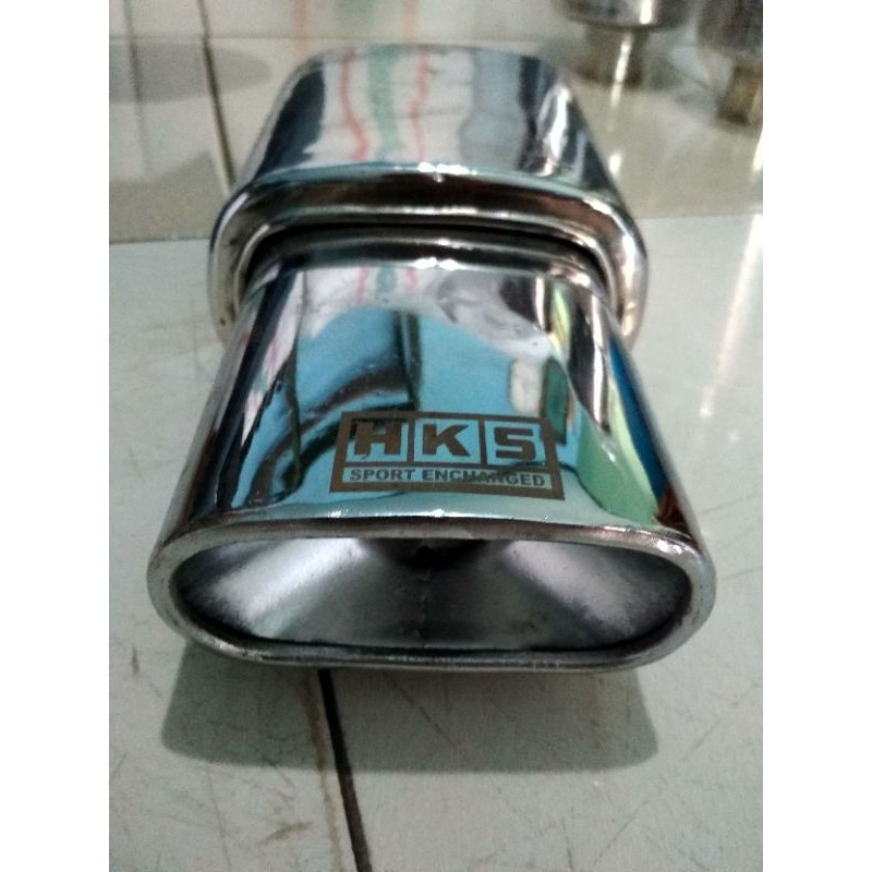 knalpot hks gepeng untuk mobil bensin dan solar