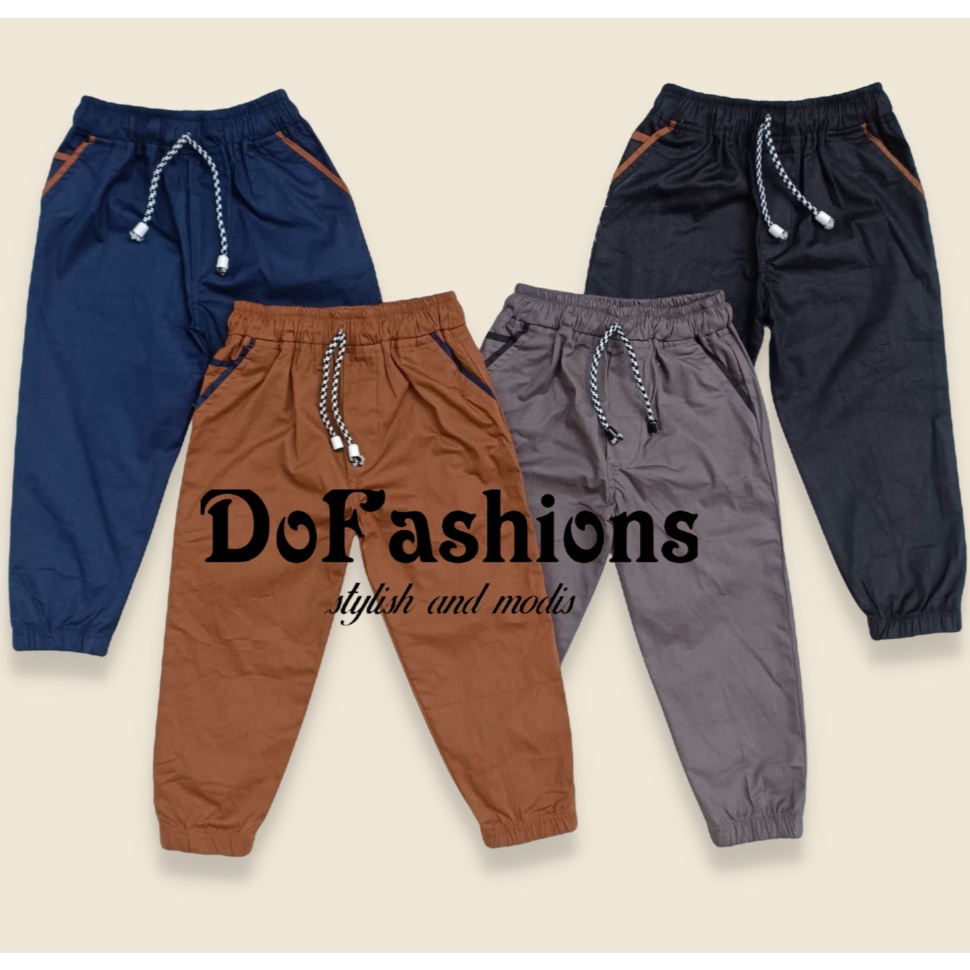 Paket Hemat 50 Ribu Dapat 3 Pcs Celana Joger Chino Anak Laki-laki Perempuan Umur 0-10 Tahun
