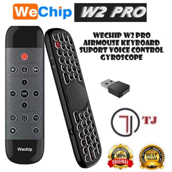 Wechip W2 Pro Air Mouse Voice Remote Control Wireless Mini Keyboard