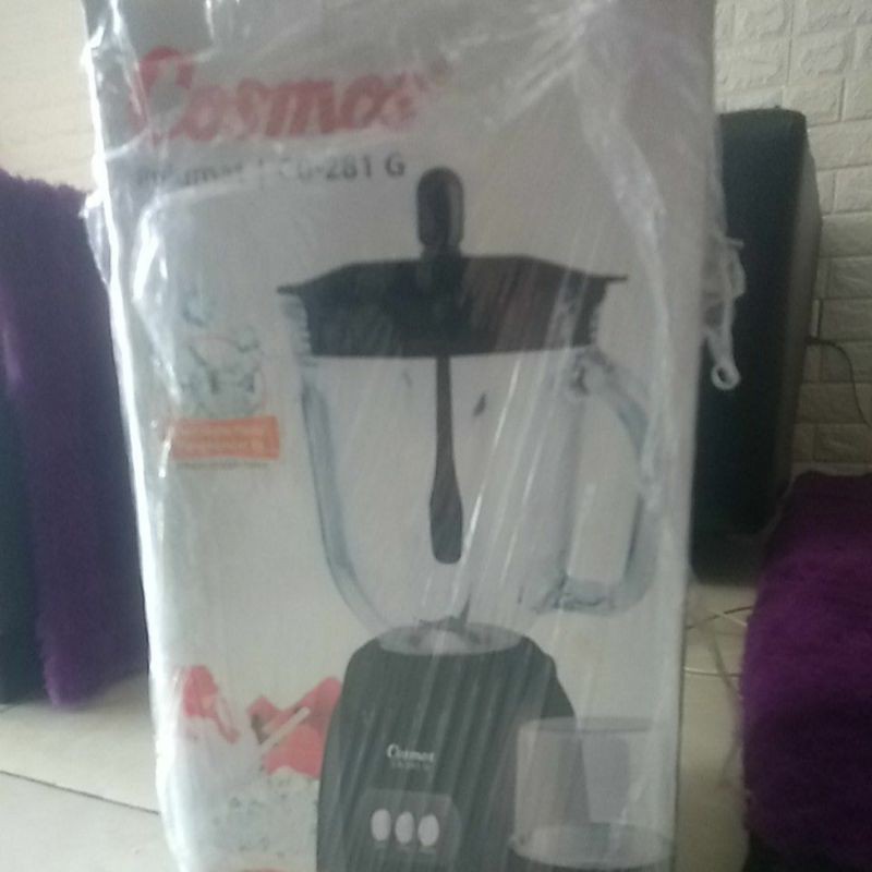 blender cosmos kaca ( hitam ) CB-281 G