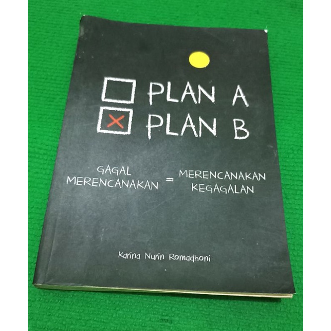 Jual Buku Motivasi Plan A X Plan B [Buku Preloved] | Shopee Indonesia