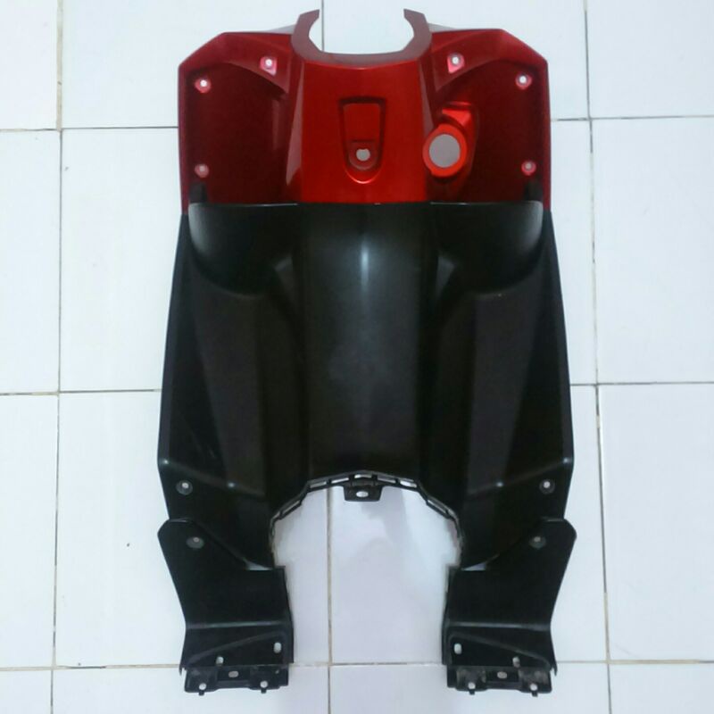 body belakang tameng tebeng dek dora deck bodi kasar alus kontak atas nouvo z legshield rear cover n