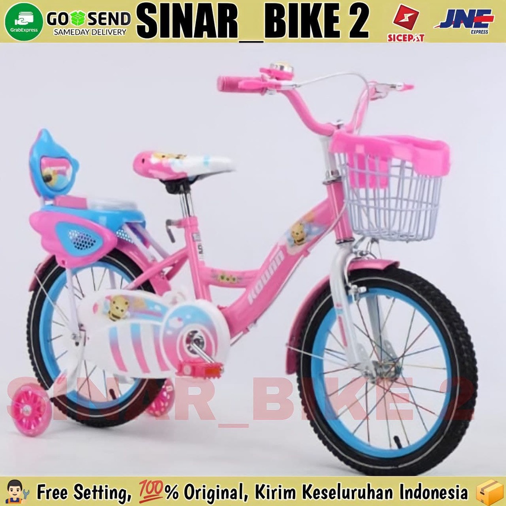 Sepeda Mini Anak Kerajang KOUAN Ukuran 16 Inch