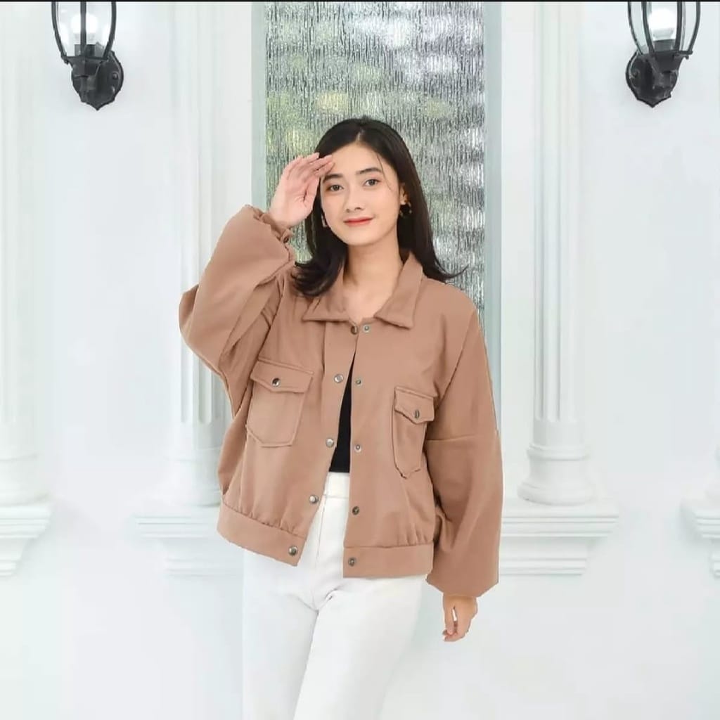 OLIN Button Jacket/Jaket Wanita/Jaket Olin