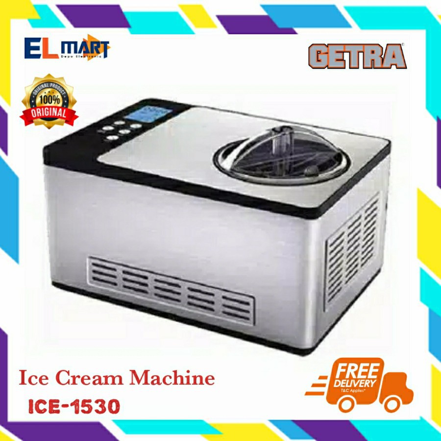 Gea Getra Mesin Pembuat Ice Cream Machine Sorbet Yogurt 1,5 Liter original