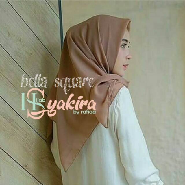 Hijab Bella square Shopee Indonesia