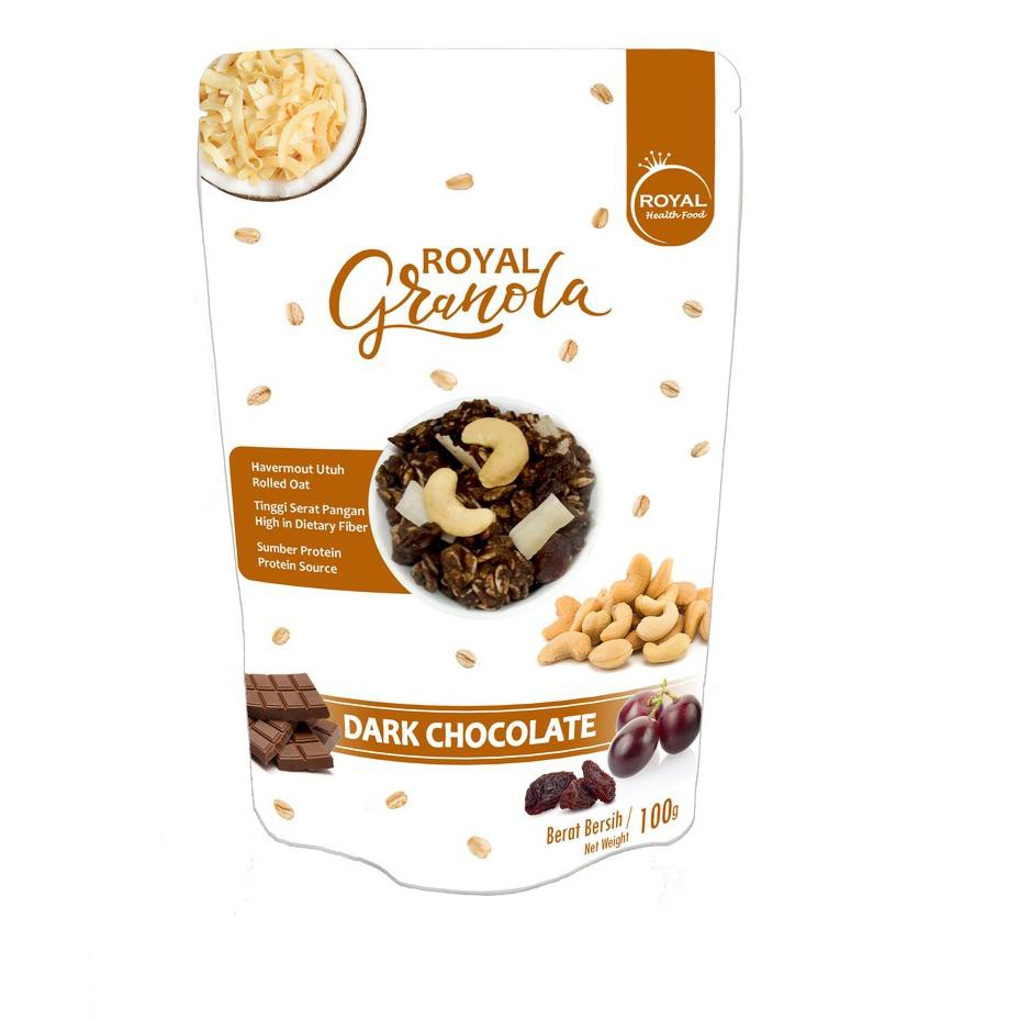 

Segera Dapatkan ROYAL Granola 100 Gram DARK CHOCOLATE GGD`