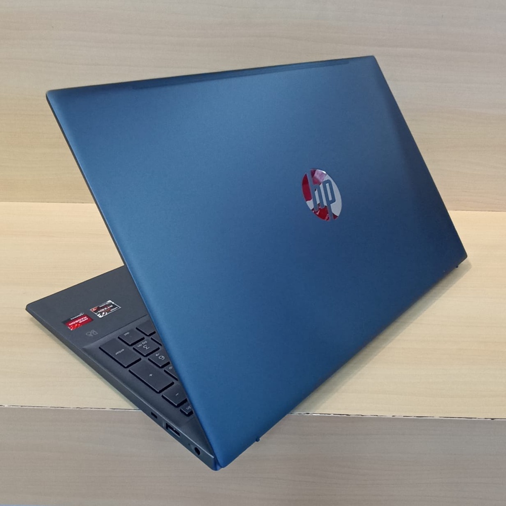 LAPTOP GAMING HP PAVILION 15 AMD RYZEN 7 5700U RAM 8GB 16GB 512GB SSD FHD IPS WINDOWS 11 HOME BLUE