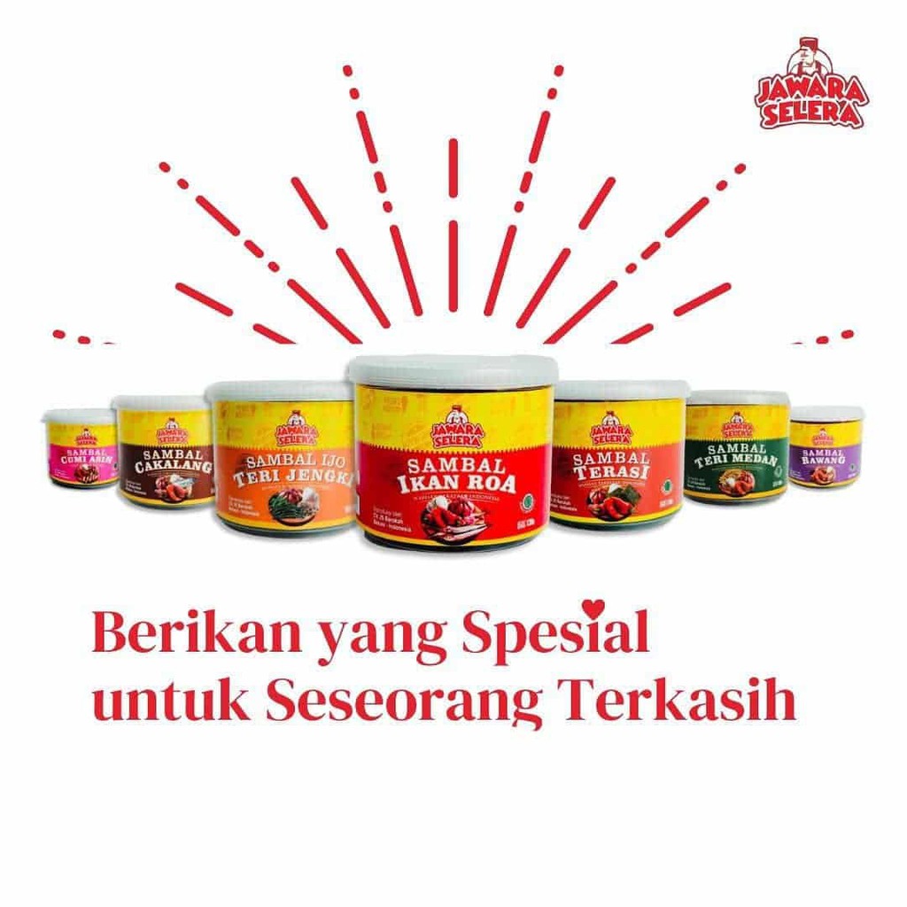 PAKET HEMAT SAMBEL / SAMBAL JS 7 VARIAN RASA ( ISI 7 PCS )