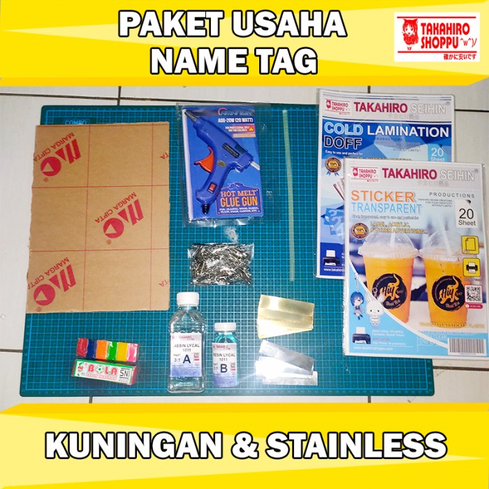 

Id Card - Paket Usaha Name Tag Kuningan & Stainless