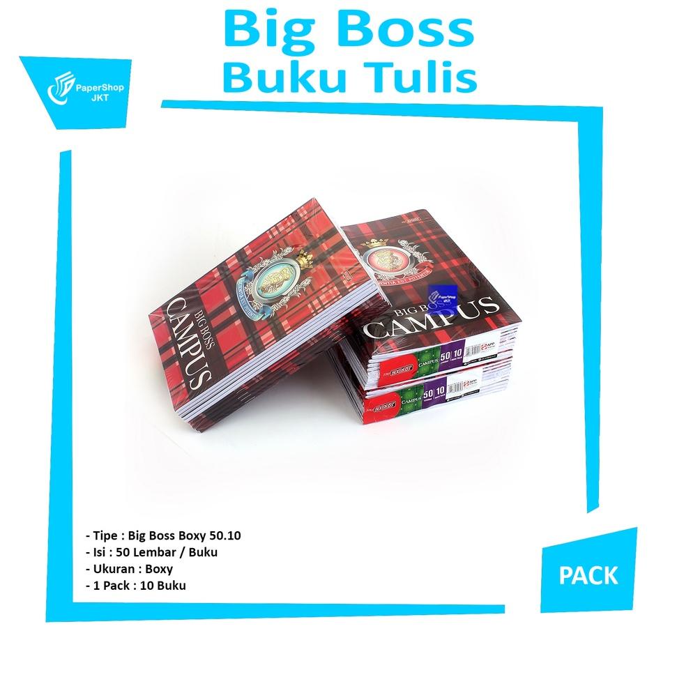 

Baru BIG BOSS - exercise book - buku tulis campus 50 lembar ^^