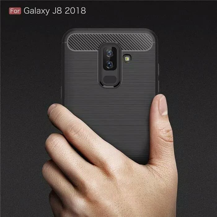 CARBON CASE SAMSUNG J8 2018 Soft case