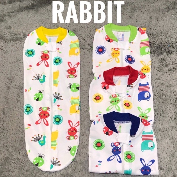 TokoPapin Bedong Bayi Bedong Anak Bayi Instan Resleting Bedong Baby Motif Halus Adem Newborn Baru Lahir Lucu Berkualitas