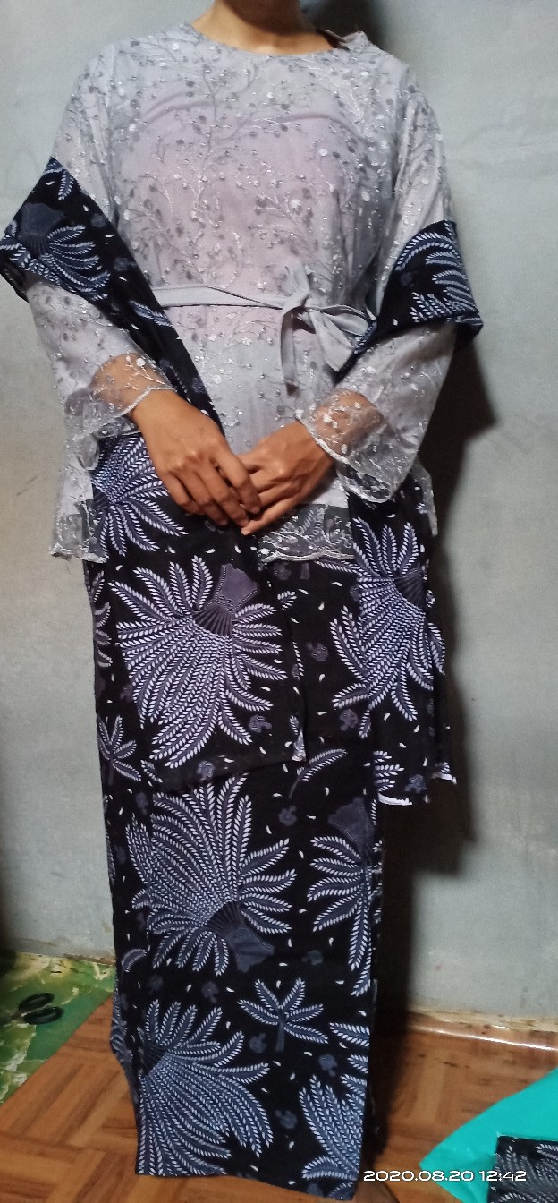 Ready 5 Warna Termurah Nayaka Batik - Batik Couple Dinda Slendang Padi Putih Atasan Tille