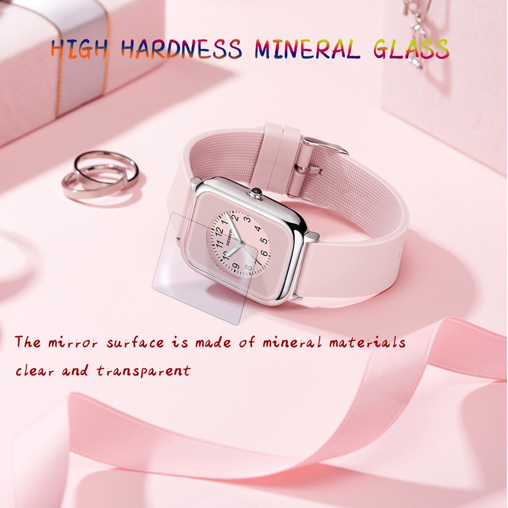 REBIRTH Jam Tangan Wanita Santai Mode Korean Style Tahan Air Kuarsa Jam Tangan Cewek-2