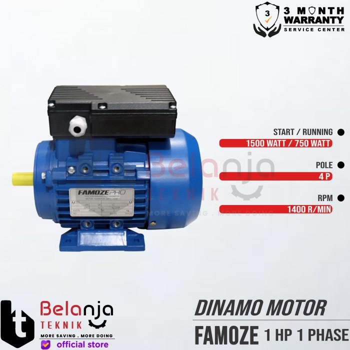 Dynamo / Electro Motor Famoze 1 Hp 1 Phase