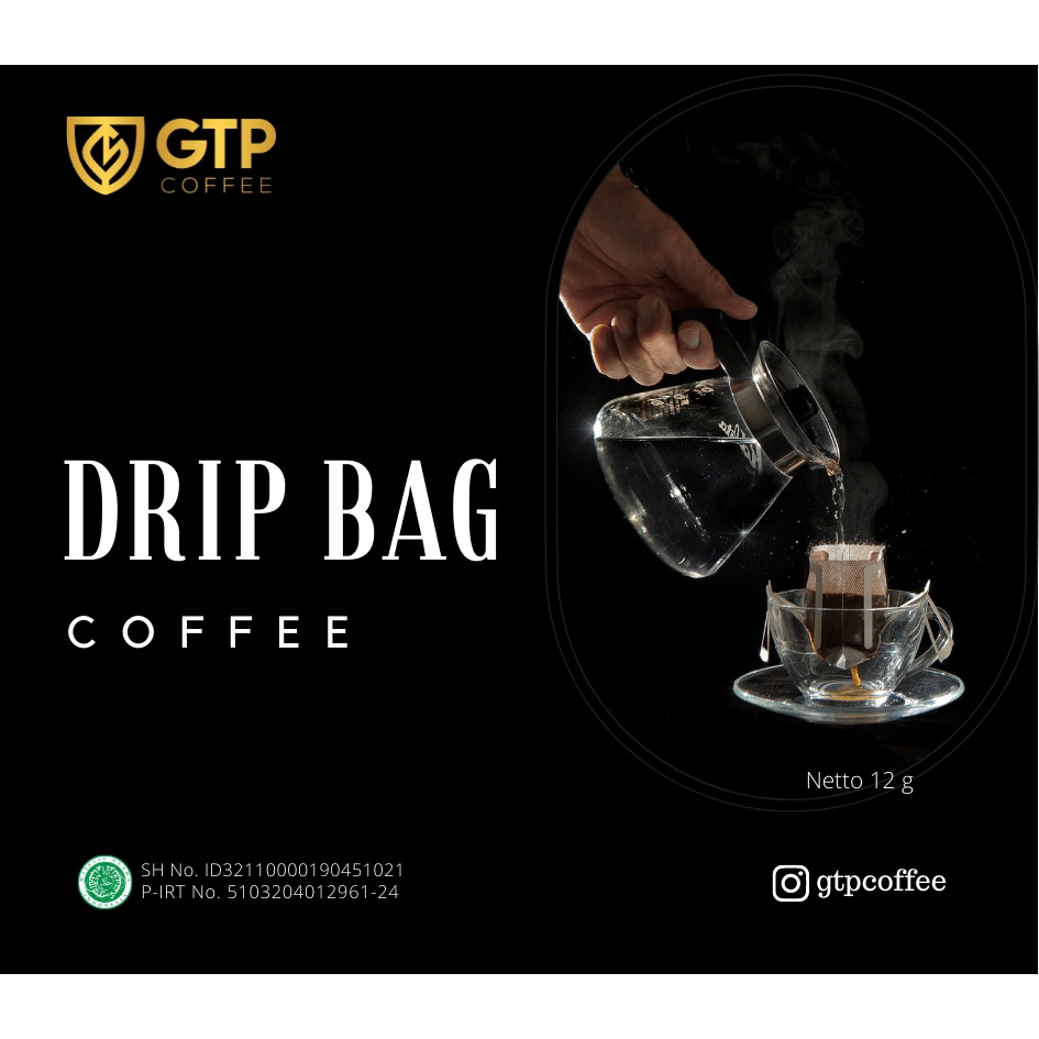 Jual Kopi Dripbag Sachet Filter Bubuk Gtp Coffee G Shopee Indonesia