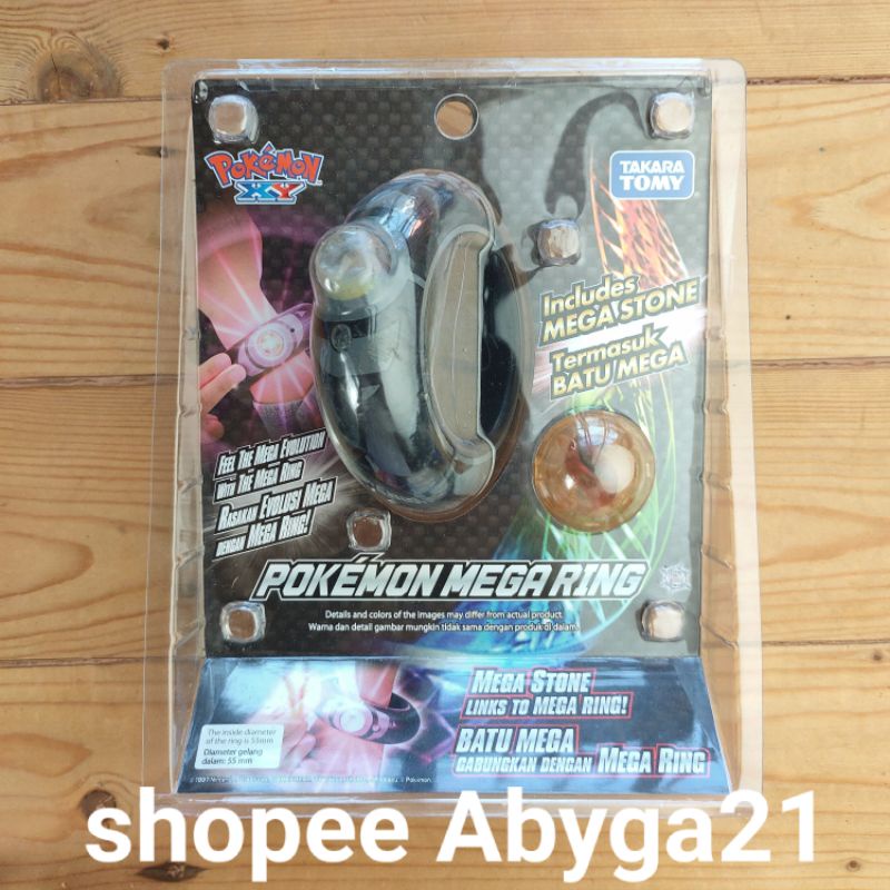 pokemon xy mega ring and stone original takara tomy