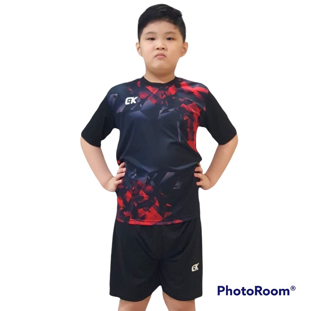 Baju stelan badminton baju anak anak baju olahraga bola volly badminton bulutangkis size M dan L