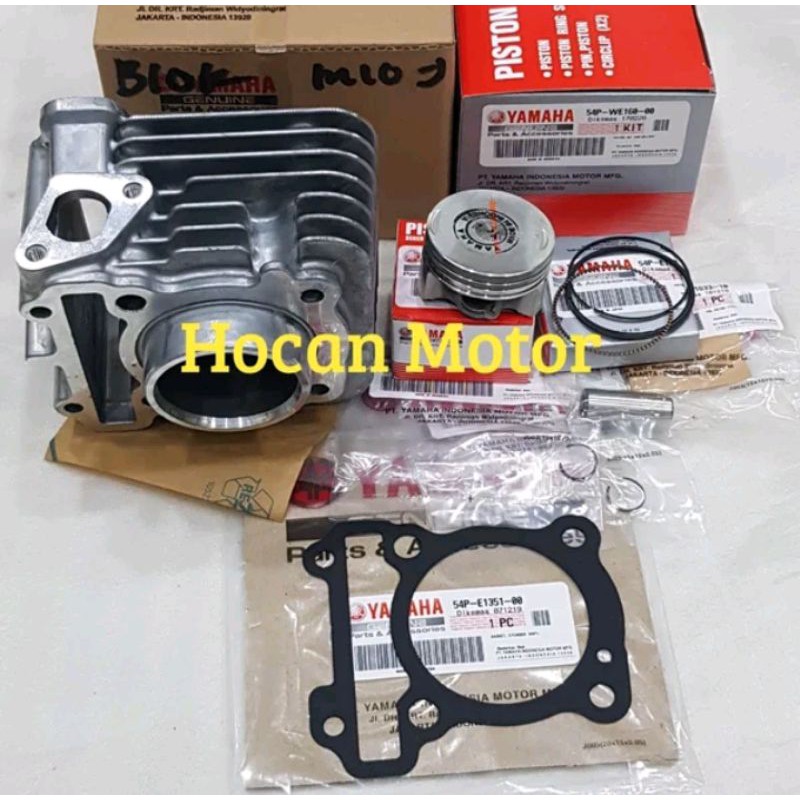 Jual BLOK SEHER PAKING BLOK SEHER PISTON KIT MIO J MIO GT SOUL GT XTRIDE 115CC ASLI YGP 54P