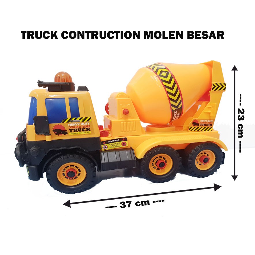 Mainan truck pasir / mainan truck molen /construction big truck molen /Truk Pasir/ Dump Truck