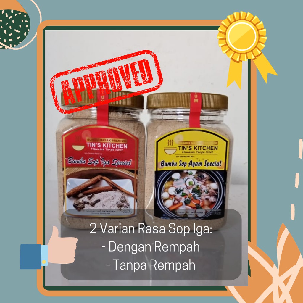 

Bumbu Instan Sop Iga Kaldu Sapi Non MSG