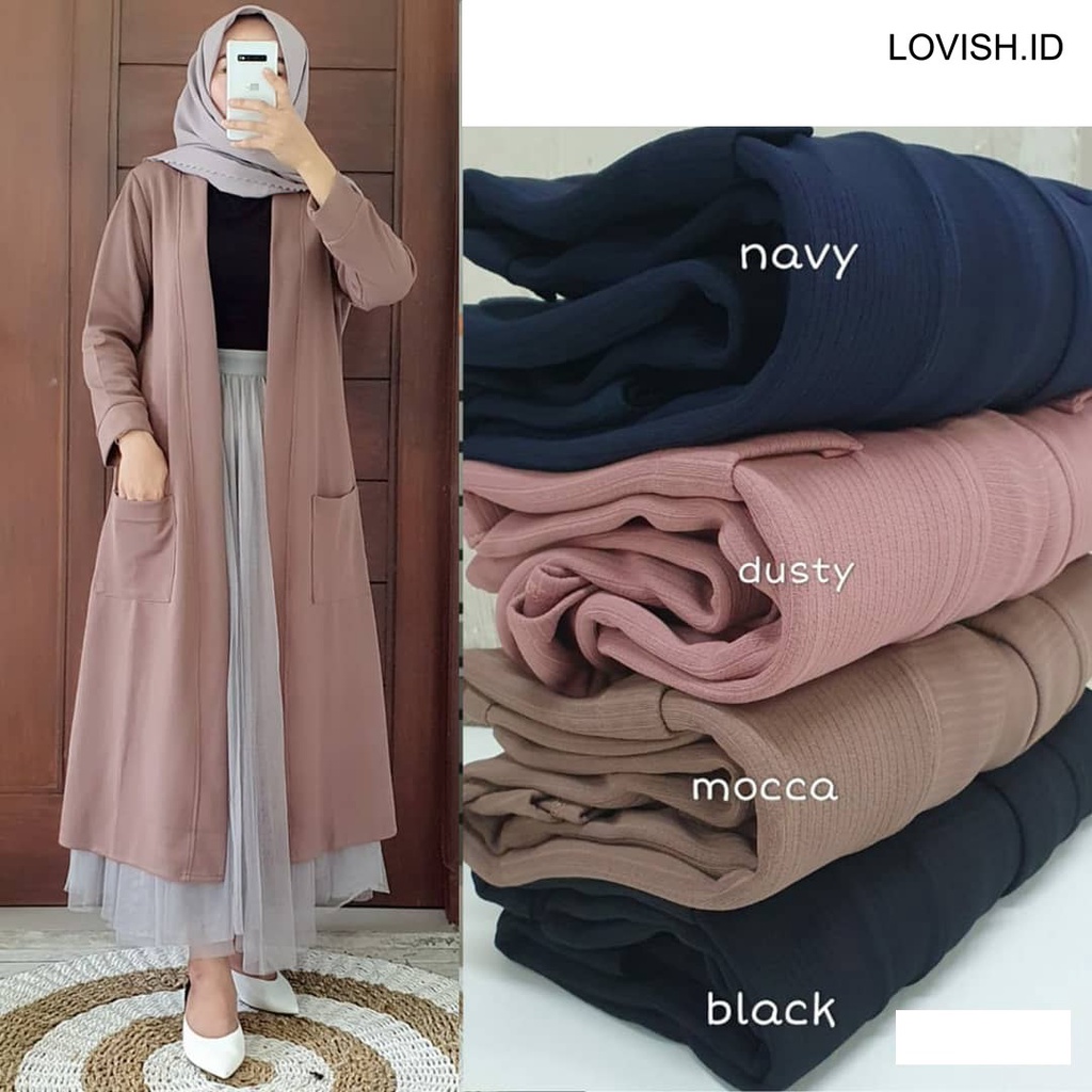 Outer Murah - Sena Long Cardigan