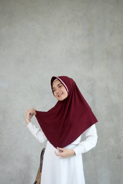 KHIMAR / HIJAB TERBARU - INSTAN PED RENDA - BEST SELLER BAHAN STELLA HALUS PREMIUM7