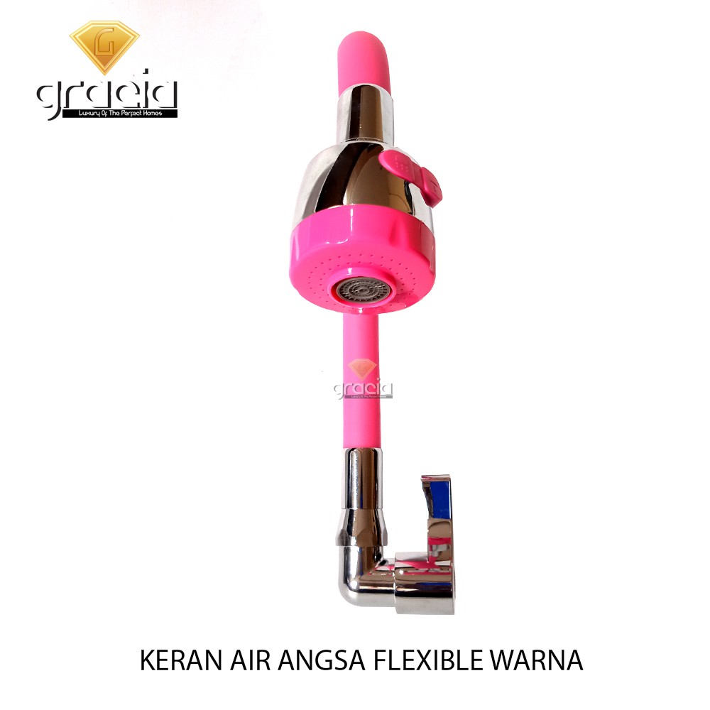 Kran Cuci Piring Flexible Color 1/2 Inch Kran Sink Tembok / Kran Air Flexible warna 1/2 inch / Kran Sink Wastafel / Keran Air