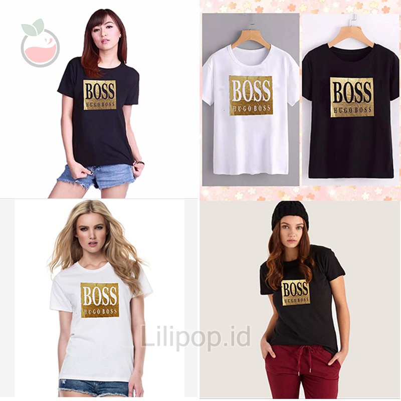 Kaos Polos Wanita Pendek Tshirt Distro O Neck Oversize Paket Hemat Lilipop