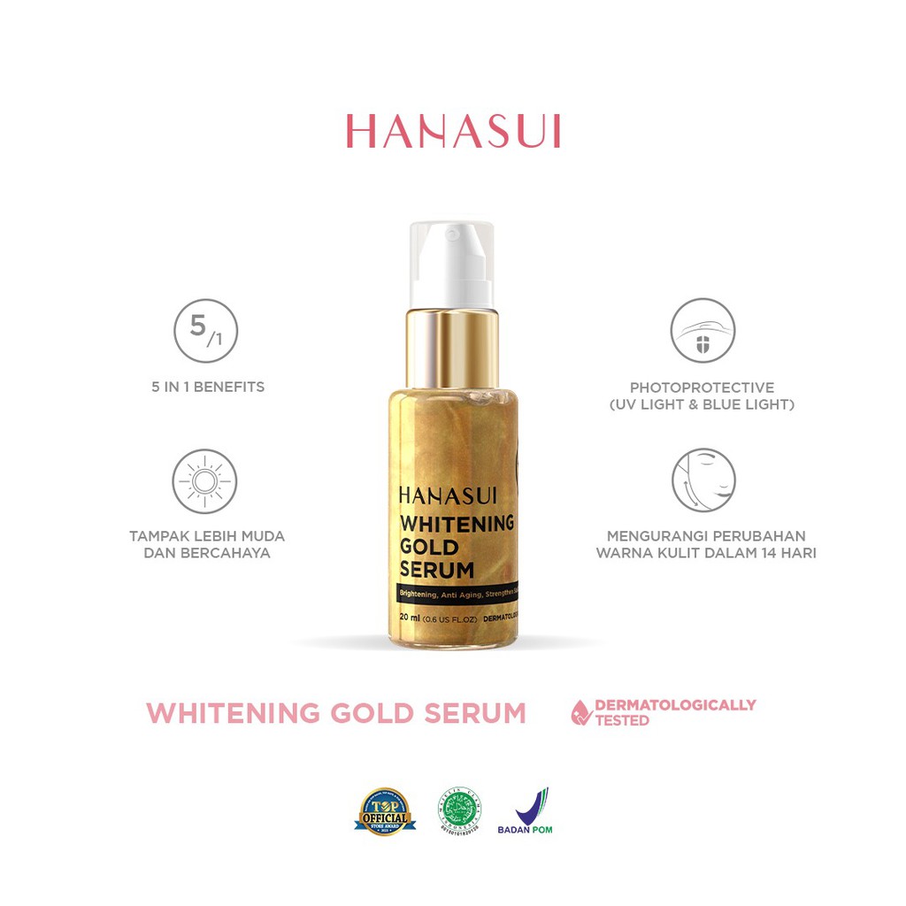 HANASUI SERUM GOLD WHITENING(KEMASAN BARU)