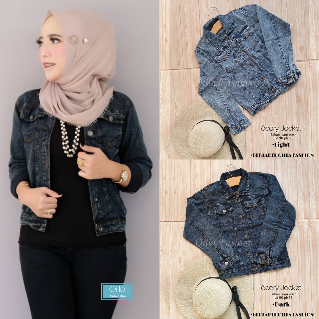 JAKET SNOW BLACK JEANS WANITA KEKINIAN BR