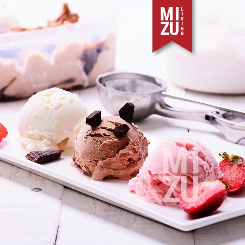 MIZU HELADO Sendok Es Krim Ice Cream Scoop Stainless Steel