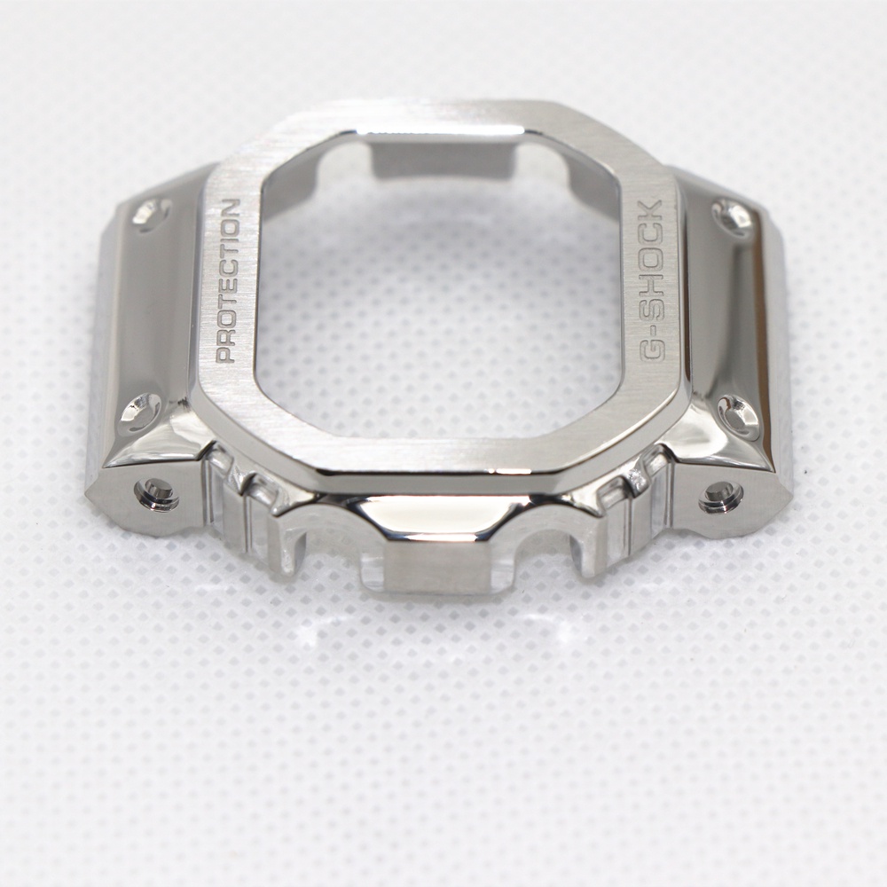 Bezel Pelindung Bumper Jam Tangan Bahan Stainless Steel Untuk Casio G-shock DW5600 DW5610 GWB5600HR GW-M5610 GW-M5600 GW5000