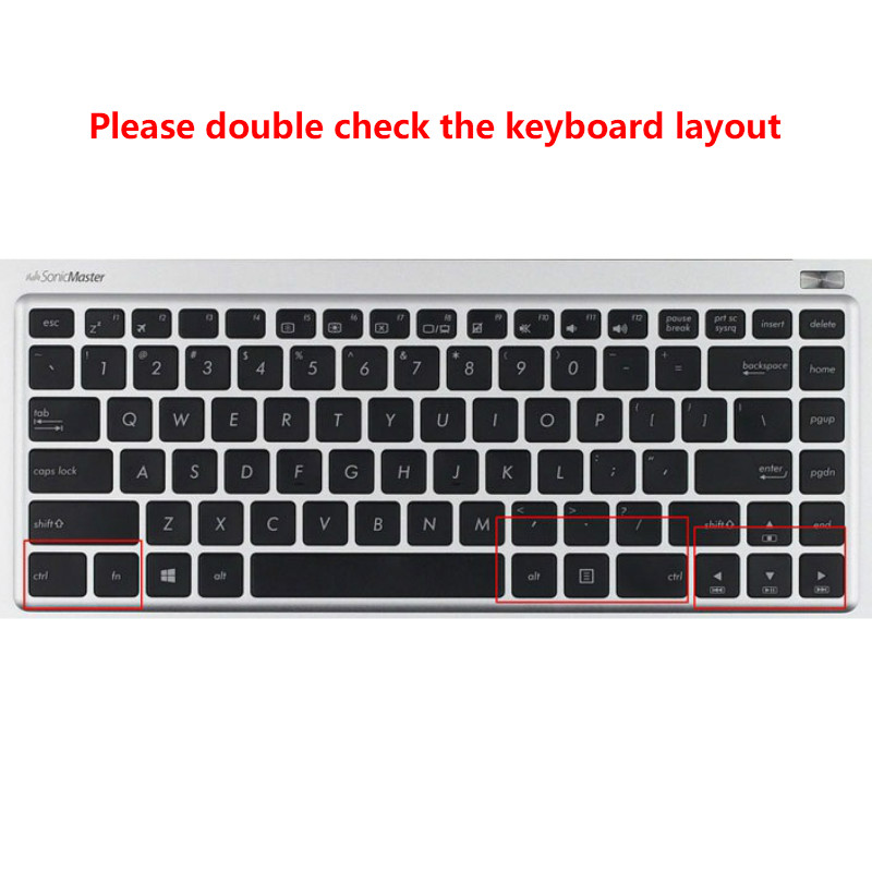 For 14 Inches ASUS K450C X441N F450VC X455 A455 A456 X453 K40 Pro Soft Ultra-thin Silicone Laptop Keyboard Cover Protector