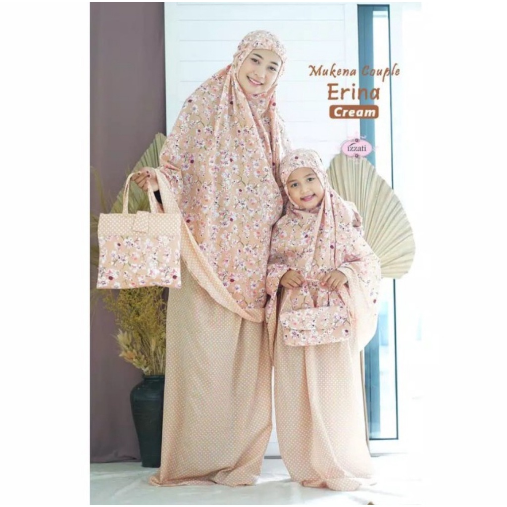 Mukena Couple Bali ERINA (Ibu Dan Anak)